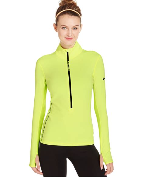 Nike Pro Women's HyperWarm ½ Zip Long Sleeve Shirt